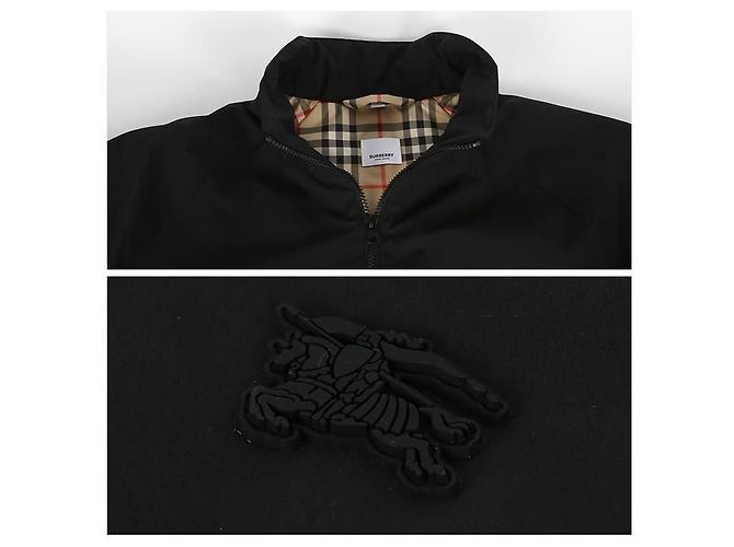 Burberry Giacca Applique SALDAEN Nero - vista 5