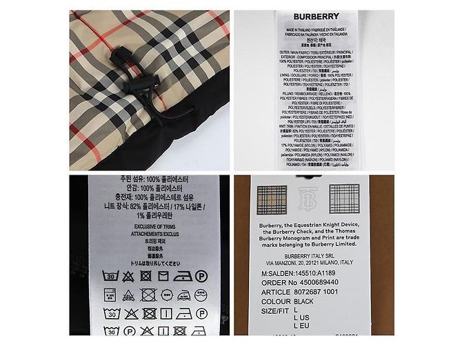 Burberry Giacca Applique SALDAEN Nero - vista 7