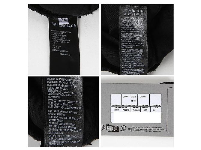Balenciaga Jeans neri Nero - vista 5