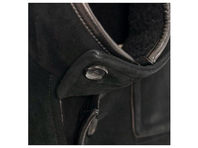 Tom Ford Cappotto lungo Duffle senape nero - vista 5