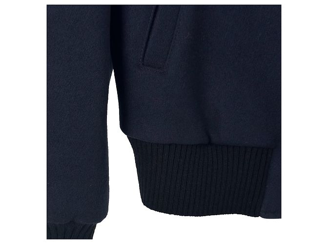 Giacca bomber in lana Anagram da uomo Loewe blu navy - vista 6