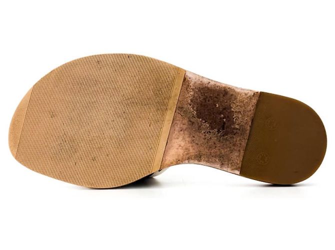 Louis Vuitton Flache Mules mit Magnetverschluss Weiß - Ansicht 9