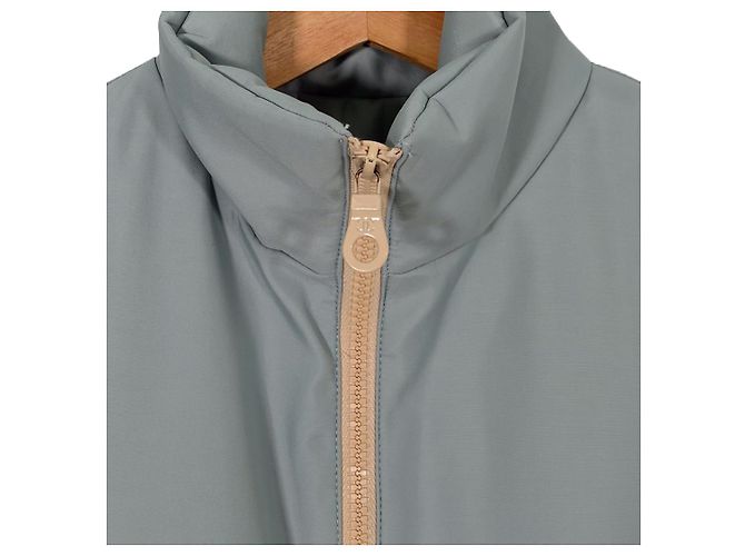 Chanel Set da sci con zip in pastello con giacca e pantaloni con patch logo CC per donne Bianco - vista 5