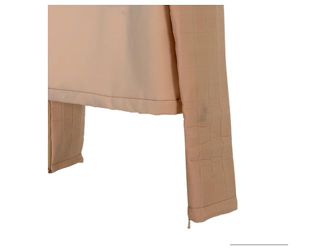 Chanel Set da sci con zip in pastello con giacca e pantaloni con patch logo CC per donne Bianco - vista 9
