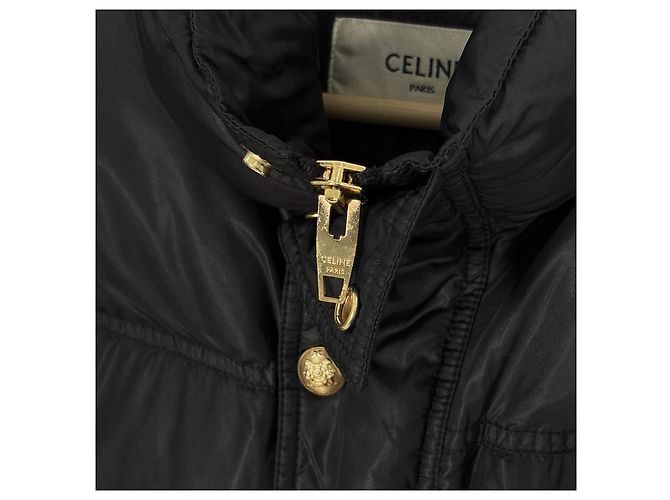 Céline Chaleco acolchado Triomphe con logo bordado negro - vista 6