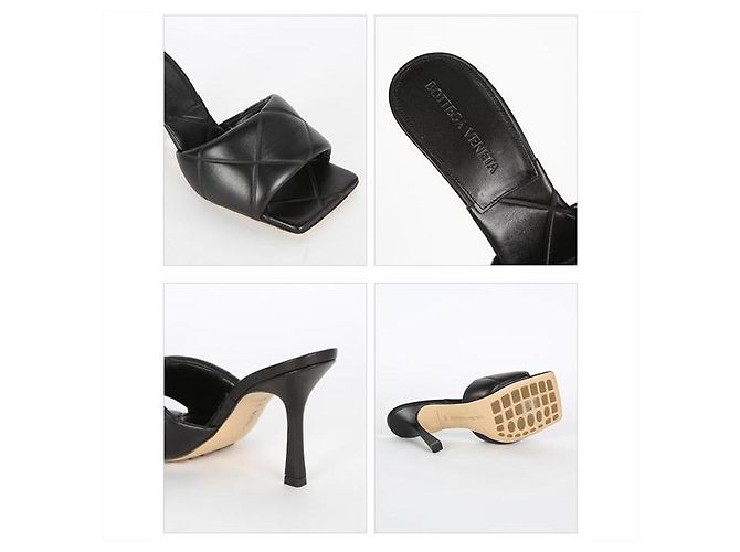 Bottega Veneta Sandali Lido Nero - vista 3