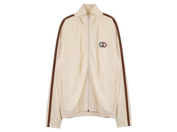 Gucci Giacca con cappuccio zip Classic Bunny Bianco - vista 3