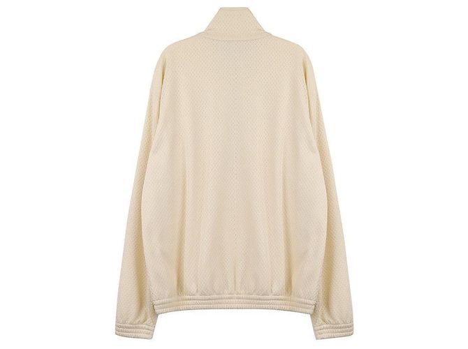 Gucci Giacca con cappuccio zip Classic Bunny Bianco - vista 4