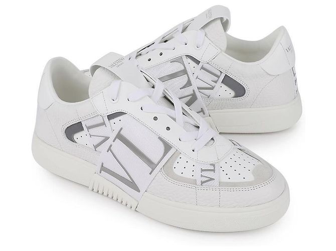 Valentino Sneakers da uomo con logo Bianco - vista 5