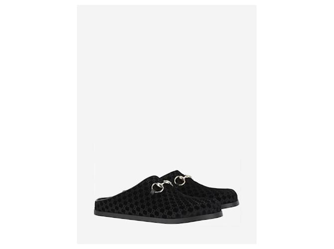 Gucci Monogramm-Slipper Schwarz - Ansicht 5