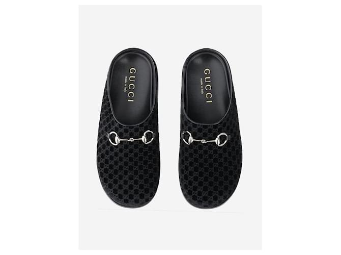 Gucci Monogramm-Slipper Schwarz - Ansicht 7