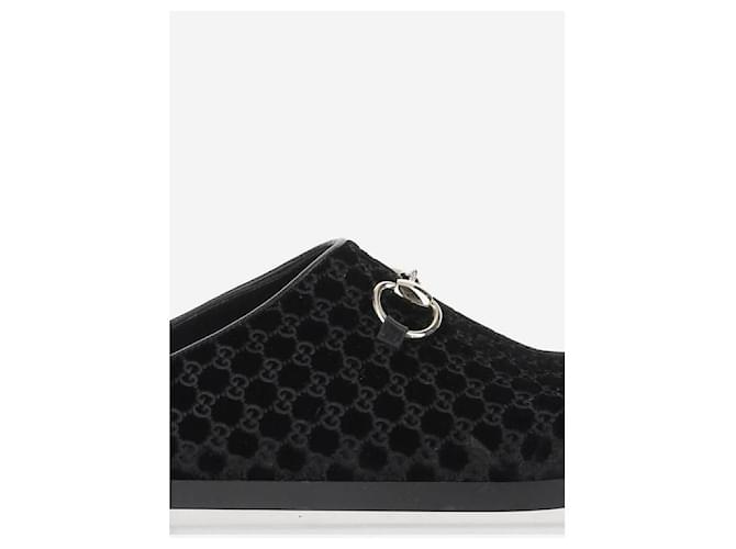 Gucci Monogramm-Slipper Schwarz - Ansicht 8