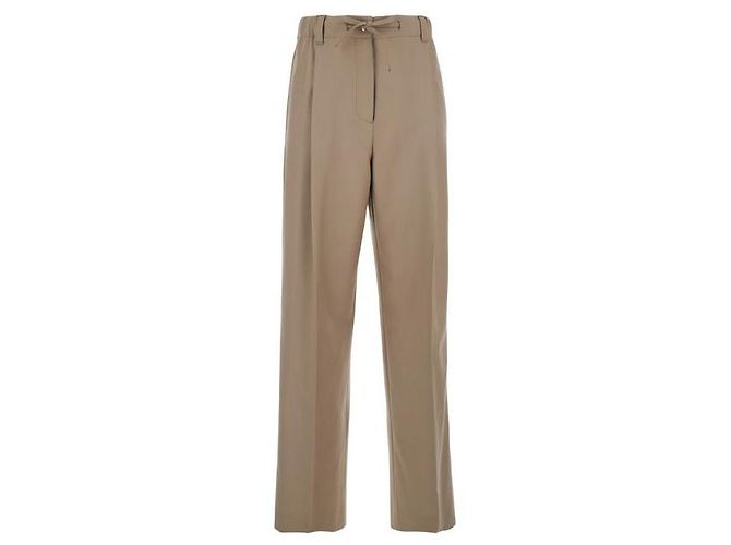 Moncler Pantalones de Gabardina de Lana a Medida - vista 4