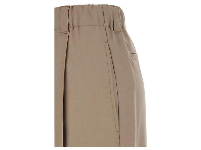 Moncler Pantalones de Gabardina de Lana a Medida - vista 6