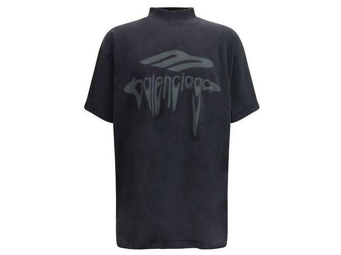 Balenciaga T-shirt surdimensionné Noir - vue 4