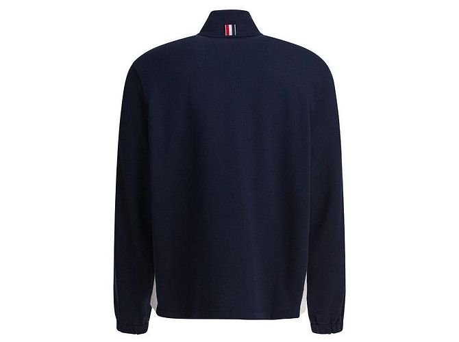Thom Browne Classic Jersey Half-Zip Pullover - view 5