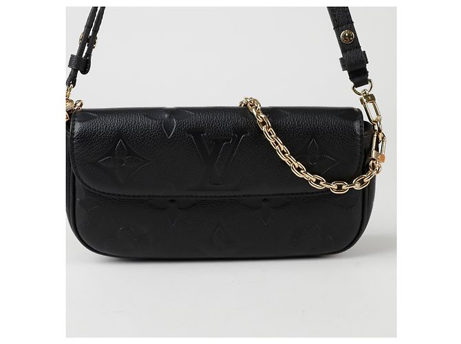 Louis Vuitton Borsa a tracolla Ivy Wallet on Chain Nero - vista 2