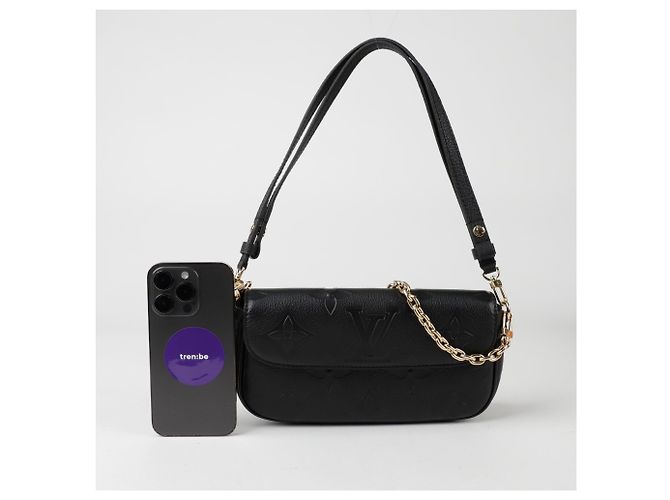Louis Vuitton Borsa a tracolla Ivy Wallet on Chain Nero - vista 8