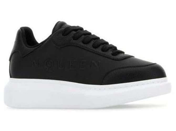 Alexander Mcqueen Sneakers in pelle nera - vista 5