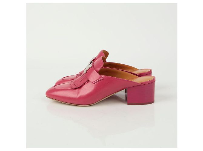 Hermès Mule Tuileries Rosa - vista 4
