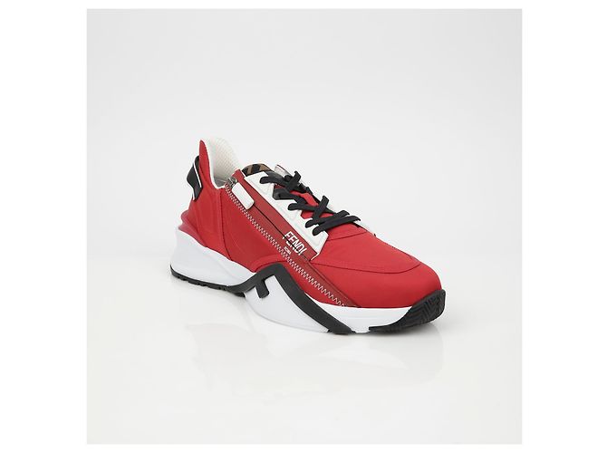 Fendi Baskets Flow Taille Rouge - vue 2