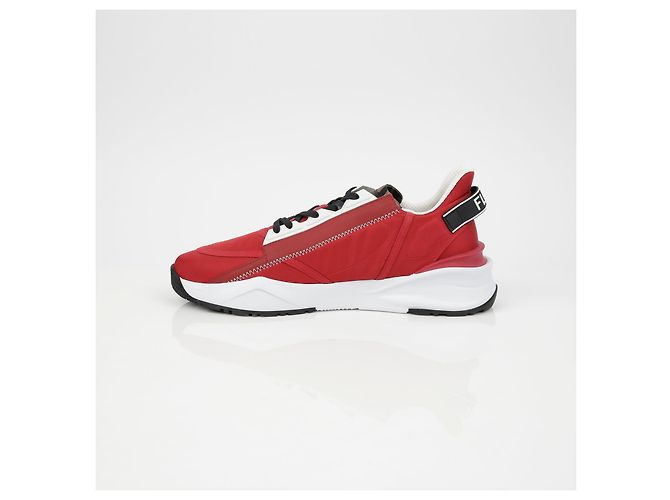 Fendi Baskets Flow Taille Rouge - vue 8