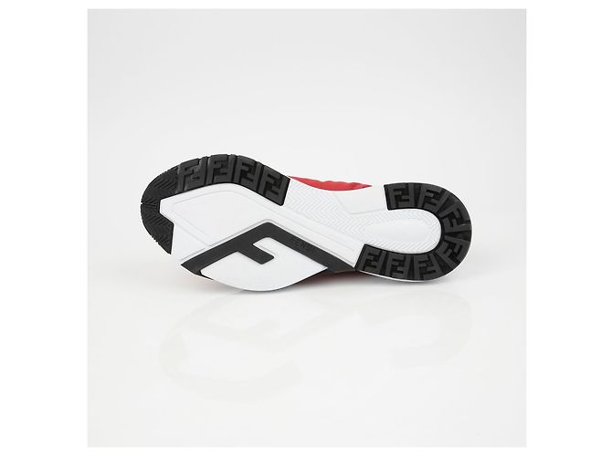 Fendi Baskets Flow Taille Rouge - vue 9