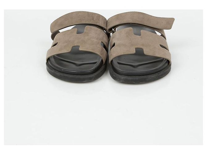 Hermès Taglia dei sandali SiFre Marrone - vista 2
