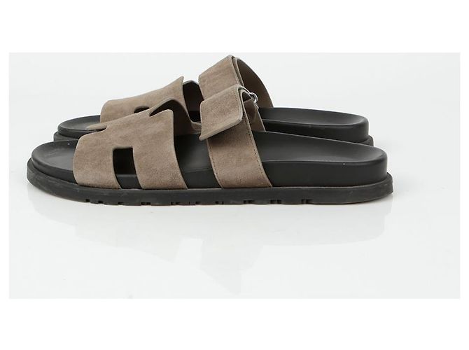 Hermès Taglia dei sandali SiFre Marrone - vista 3