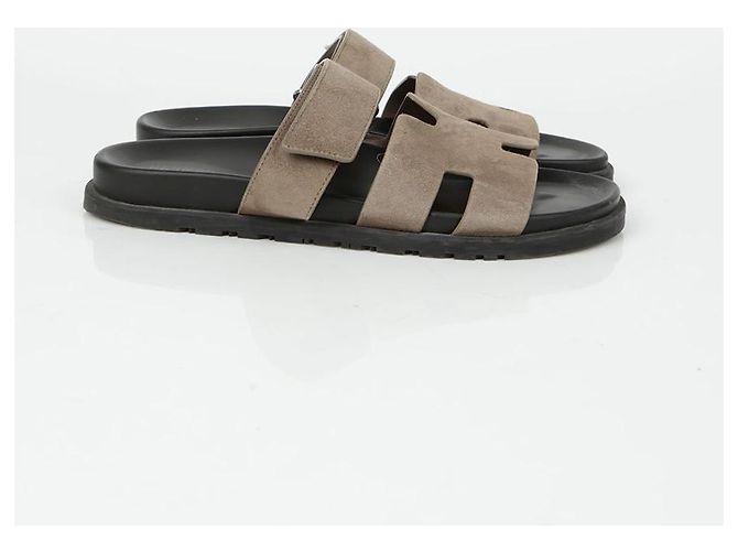 Hermès Taglia dei sandali SiFre Marrone - vista 5