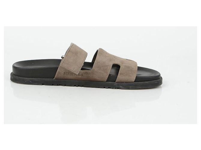Hermès Taglia dei sandali SiFre Marrone - vista 7