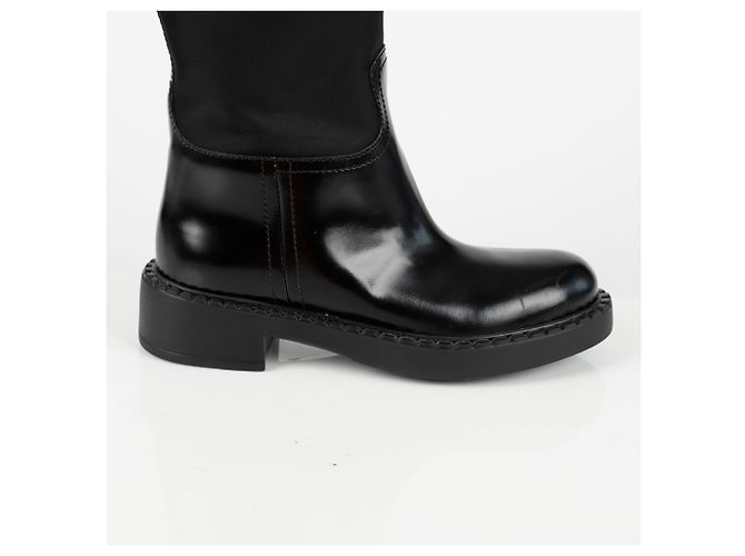 Prada Botas Pouch de Nylon Monolith Tamaño Negro - vista 4