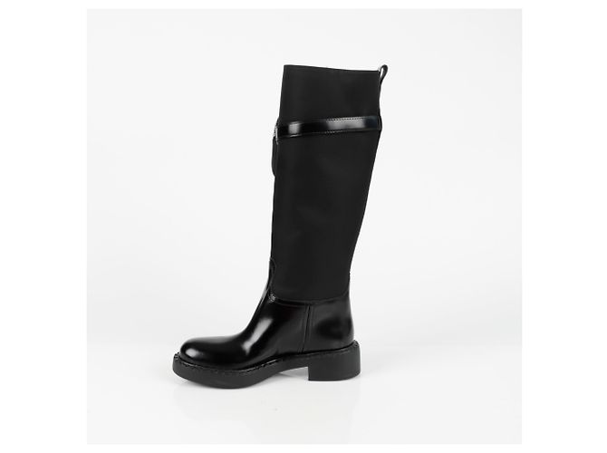 Prada Botas Pouch de Nylon Monolith Tamaño Negro - vista 5