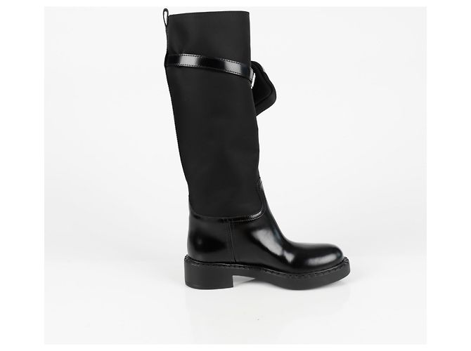 Prada Botas Pouch de Nylon Monolith Tamaño Negro - vista 7