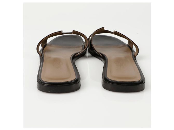 Hermès Sandalo Oran Nero - vista 8
