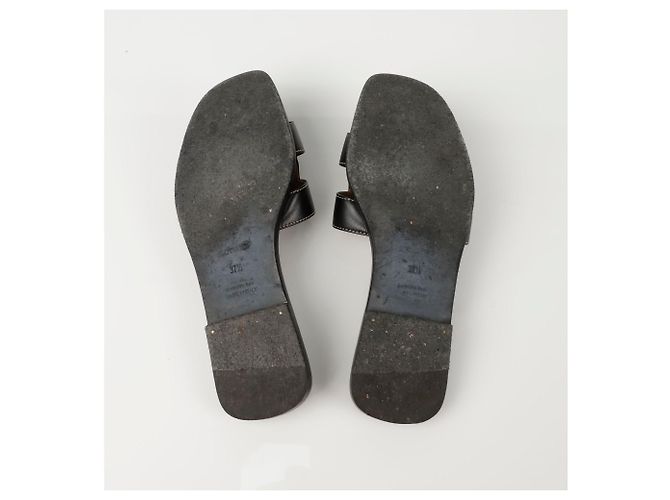 Hermès Sandalo Oran Nero - vista 9