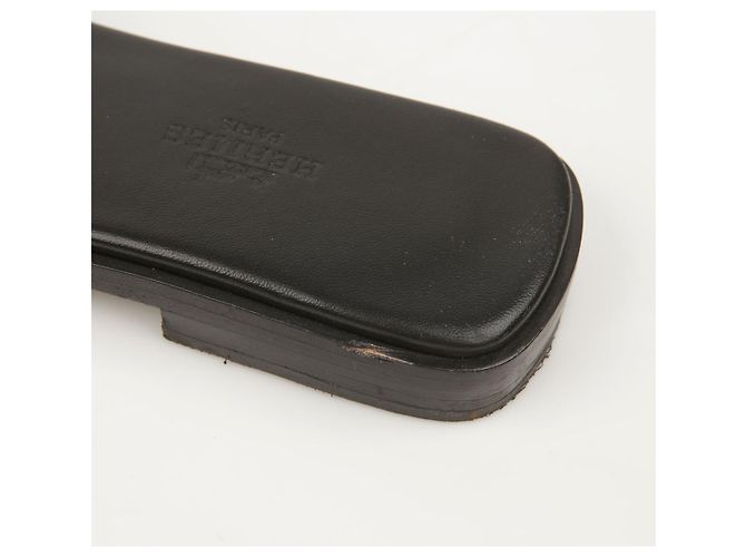 Hermès Mule Slippers Größe Schwarz - Ansicht 10
