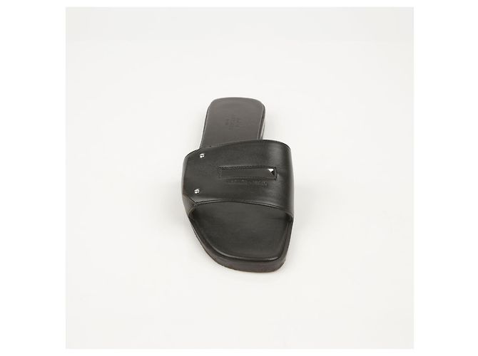 Hermès Mule Slippers Größe Schwarz - Ansicht 4