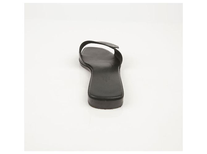Hermès Mule Slippers Größe Schwarz - Ansicht 6