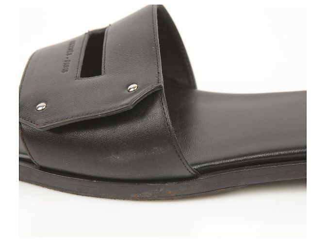 Hermès Mule Slippers Größe Schwarz - Ansicht 9