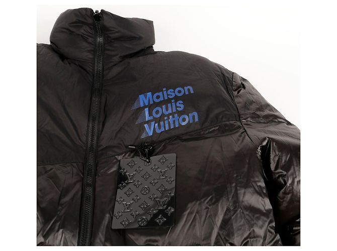 Louis Vuitton Reversible Winter Down Parka Size Black - view 6