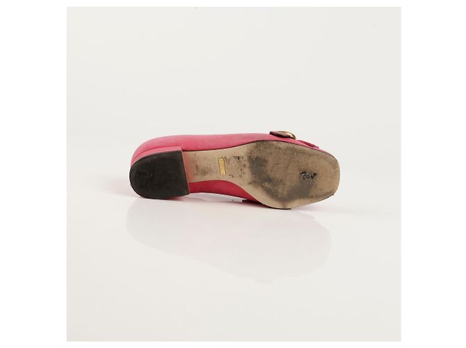 Gucci Pumps con frange GG Marmont Rosa - vista 9