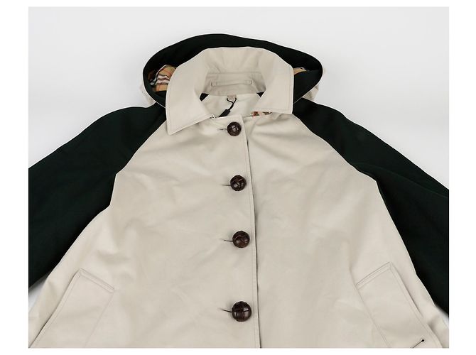 Burberry Abrigo con capucha desmontable Tamaño Verde - vista 3