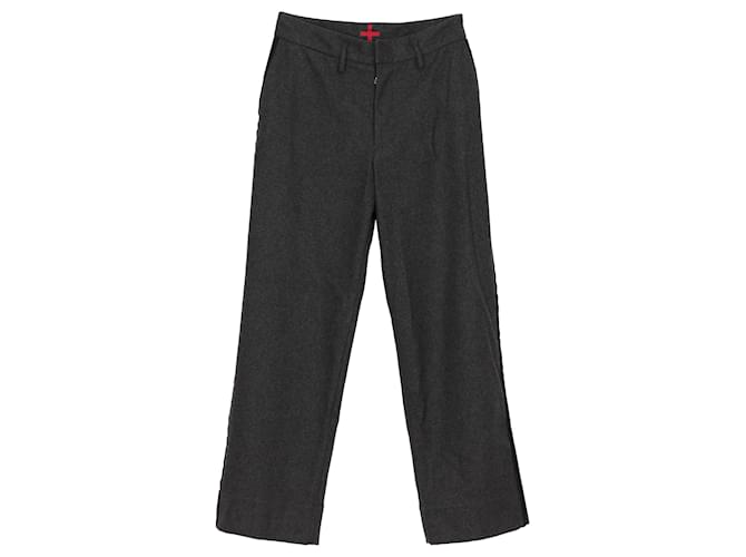 Prada Pantalones de lana gris Castaño - vista 2