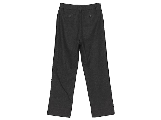 Prada Pantalones de lana gris Castaño - vista 3