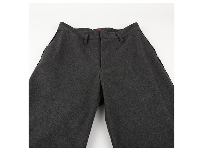 Prada Pantalones de lana gris Castaño - vista 4