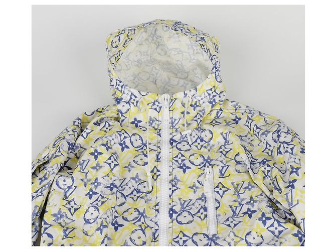 Louis Vuitton Giacca a vento lunga con cappuccio Taglia Multicolore - vista 3