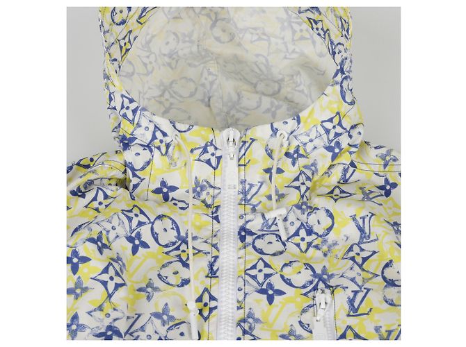 Louis Vuitton Giacca a vento lunga con cappuccio Taglia Multicolore - vista 4