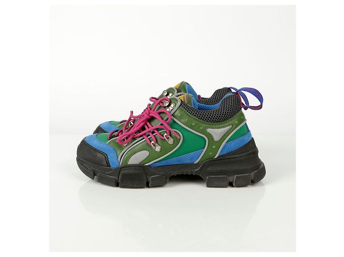 Gucci Baskets Flaxy Taille Bleu - vue 3