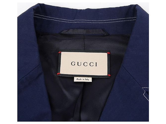 Gucci Stitch Jacke Größe Blau - Ansicht 4